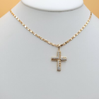 18K Gold Plated Jewelry Crucifix Cross Jesus Christ Pendant