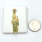 14K Gold Plated Saint Jude pendant w 20" chain Medalla San Judas