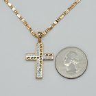 18K Gold Plated Jewelry Crucifix Cross Jesus Christ Pendant