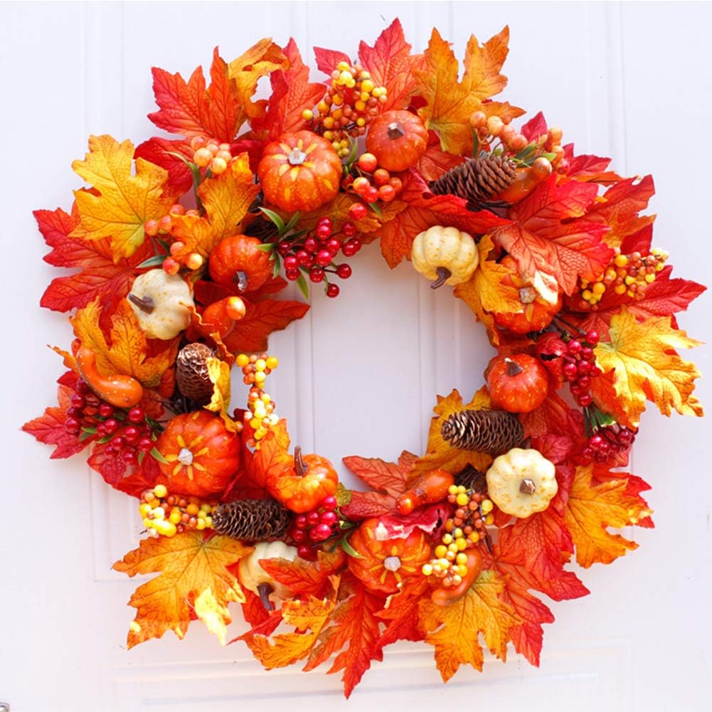 50 PCS Thanksgiving Artificial Pumpkins and Gourds Set Fall Decorations for Home