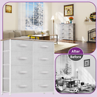 8 Drawers Dresser Storage Organizer Tower Unit Closet Chest for Bedroom