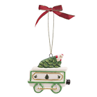 Christmas Tree 3 Piece Ornament Train Set, Hanging Ornament