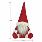 3pcs Christmas Faceless Gnome Santa Plush Dolls Xmas Ornament Toy Table Decor