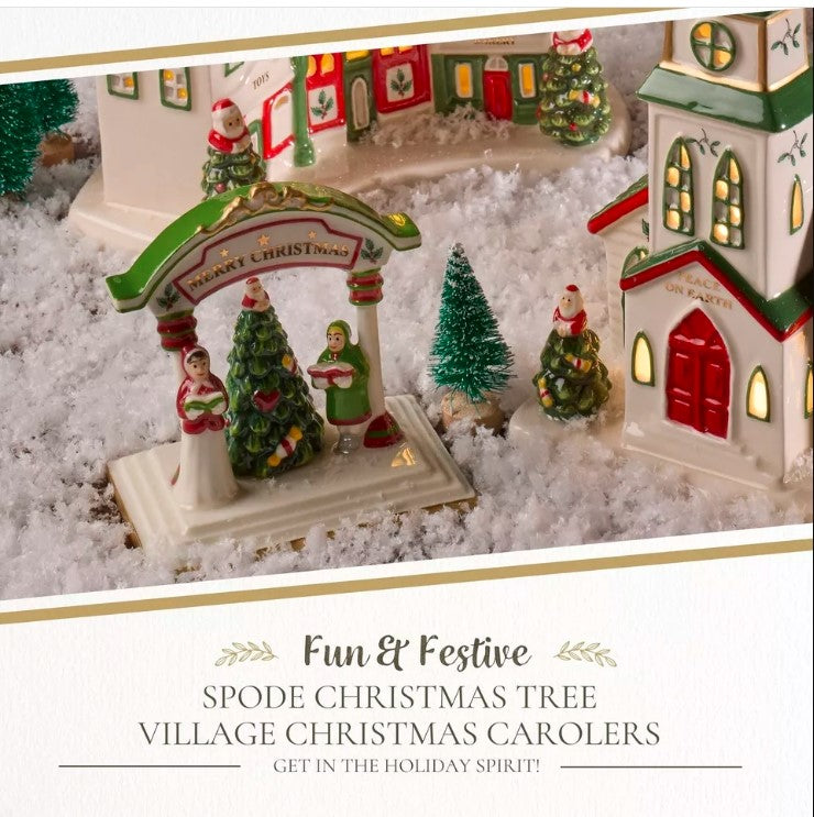 Christmas Tree Collection, Decorative Christmas Village Christmas Caroles