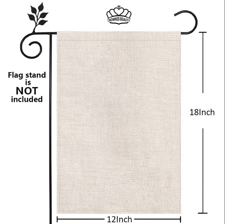 Fall Garden Flag Sunflower Mason Jar 12x18 Vertical Double Sided Welcome